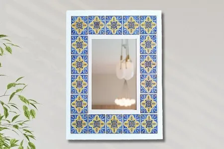 Mounting tile frame